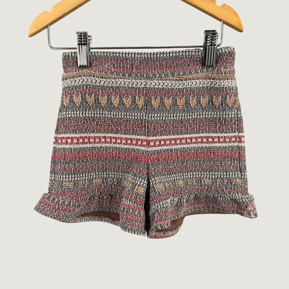River Island Mini Shorts‎ Girls 12-18 Months Multicolor Boho Ruffle Hem